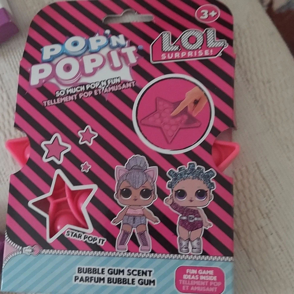 3 Lot  POP N POPIT. Sensory Education Play Emoji  New